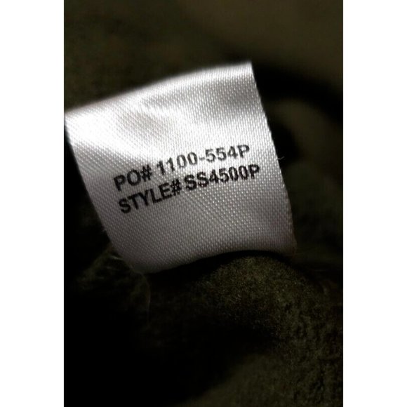 Rugged Legacy Mens Large Olive Green American Flag Buck Deer Heavyweight Hoodie - Picture 12 of 12